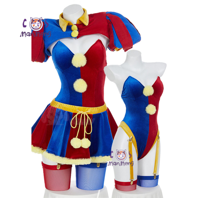 Anime Cosplay Show - Anime Amazing joker Girl Digital Circus