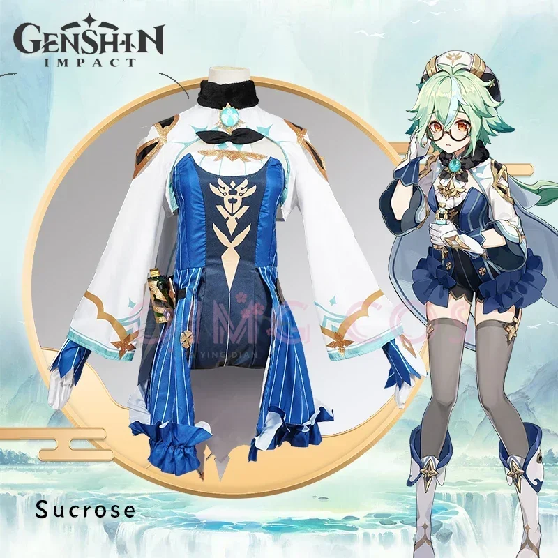 Cosplay Anime Women - Genshin Impact Sucrose Cosplay Costume Adult