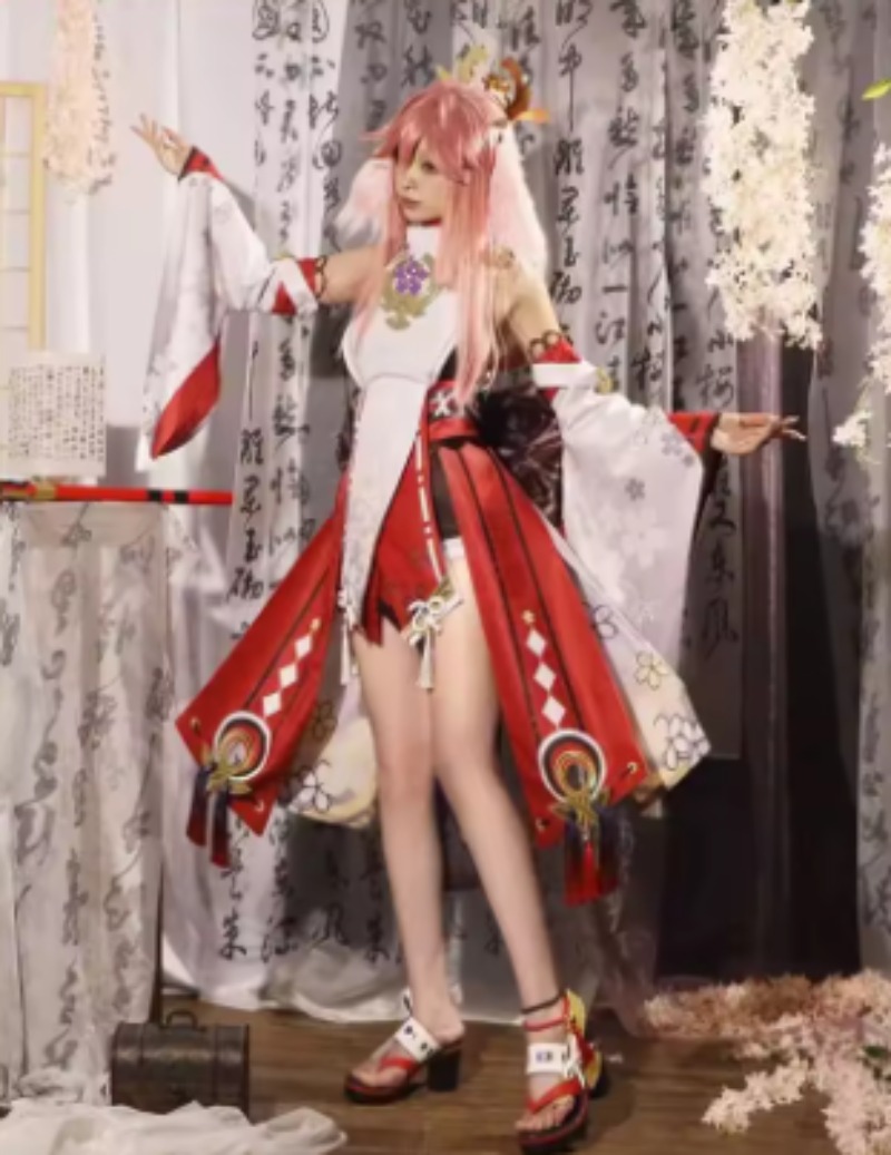 Genshin Impact Yae Miko Cospla – обзор и цена Anime Cosplay Kostüm