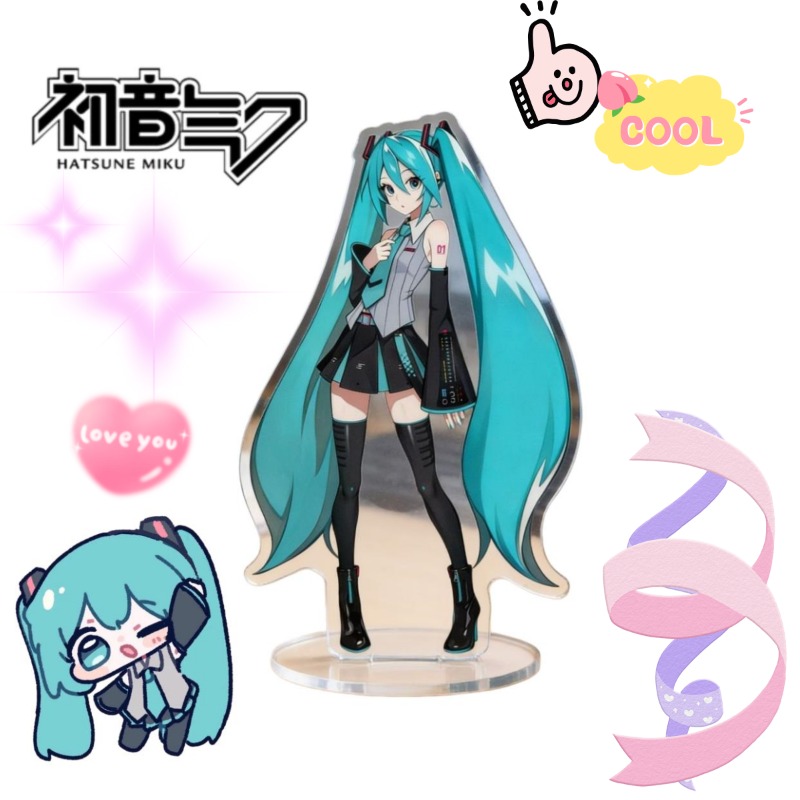 Hatsune Miku 10cm Acrylic Stan – обзор и цена Anime Cosplay Roleplay