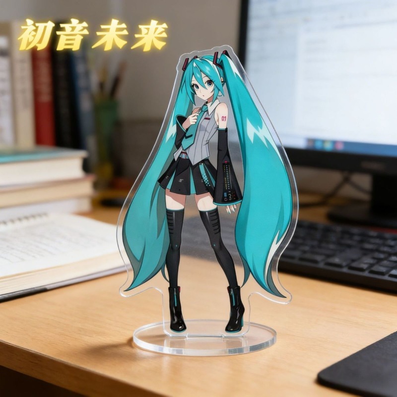 Hatsune Miku 10cm Acrylic Stan – обзор и цена Anime Cosplay Roleplay