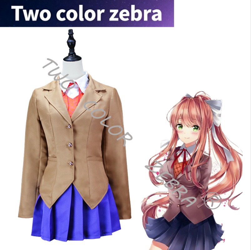 Doki Doki Literatur club Rolle – обзор и цена Anime Cosplay Kostüm