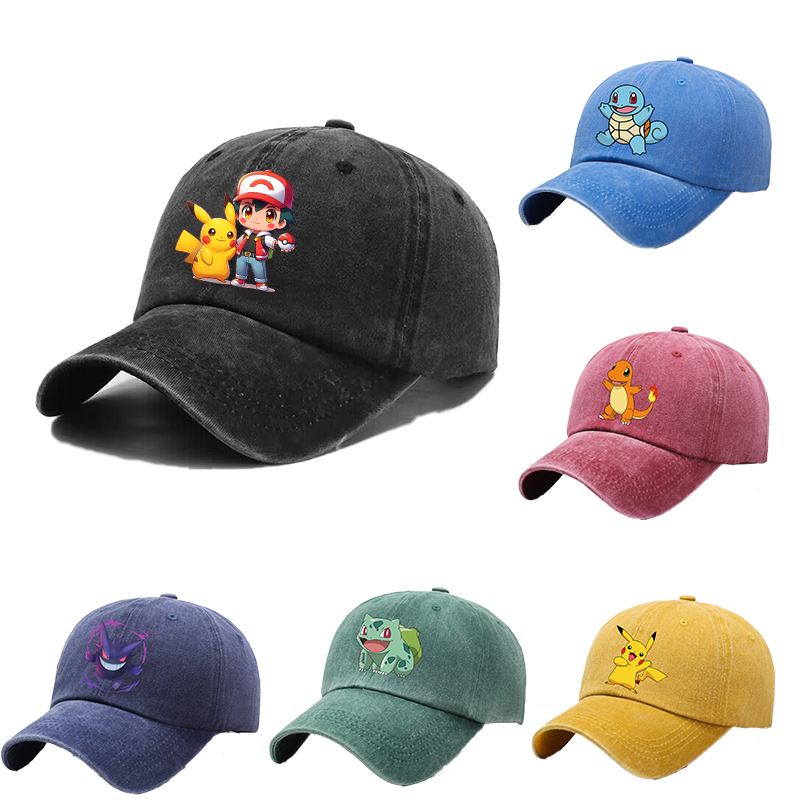 Children Baseball Cap Men Wome – обзор и цена Anime Cosplay Pokemon
