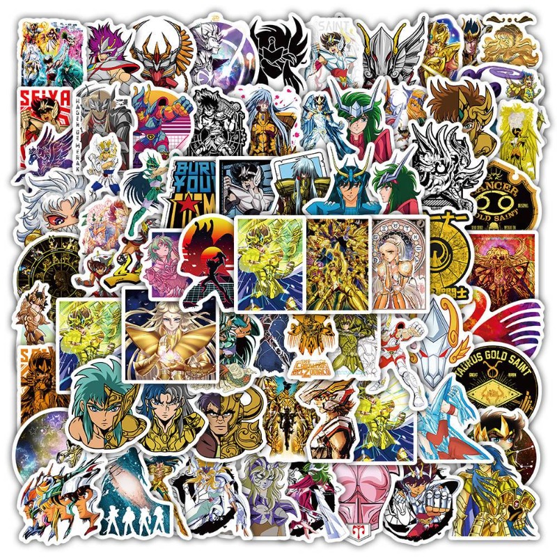 101Pcs Saint Seiya Anime Stick – обзор и цена Anime Cosplay Roleplay