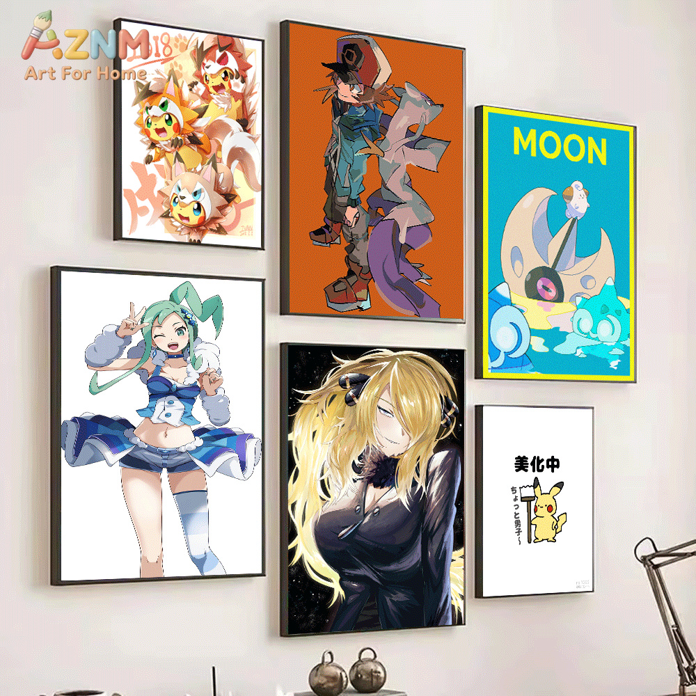 AZNM Pokemon Anime Canvas Wall – обзор и цена Anime Cosplay Pokemon