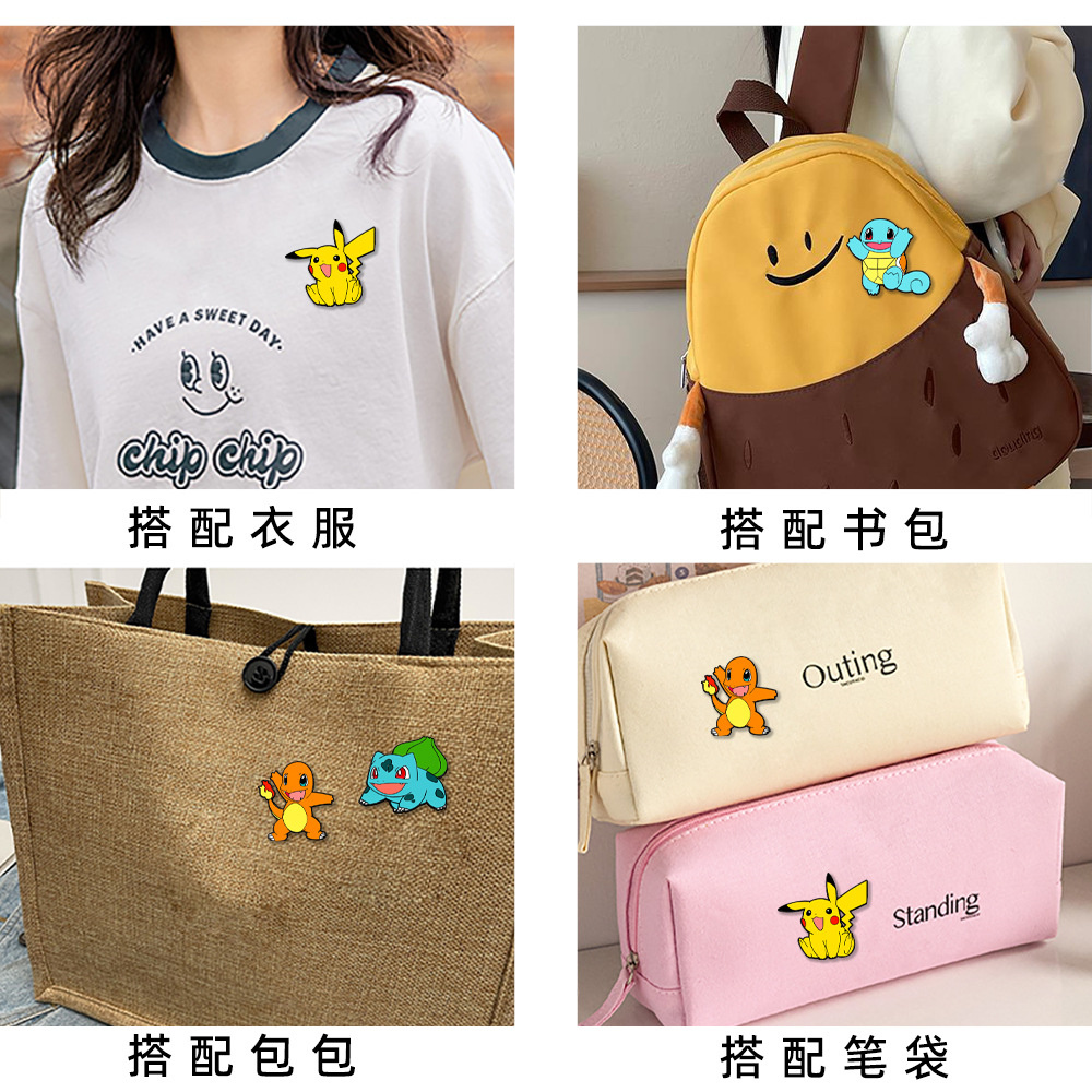 4Pcs Pokemon Enamel Pins Set,  – обзор и цена Anime Cosplay Pokemon