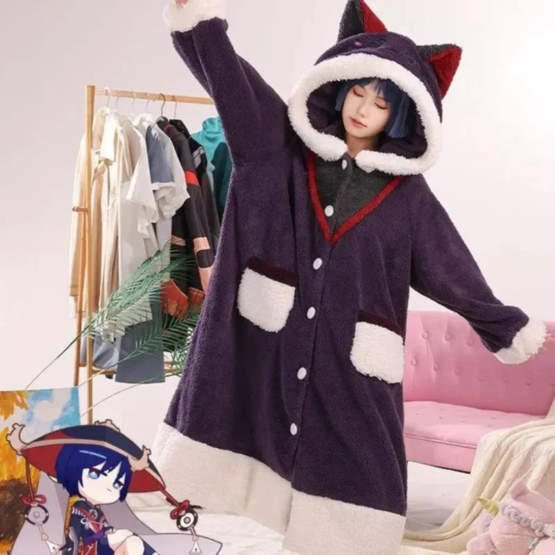 Genshin Impact Cosplay Pajama  – обзор и цена Anime Cosplay Thick