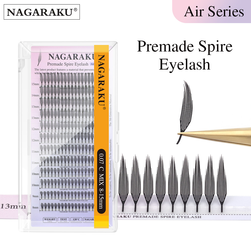 NAGARAKU Premade Spire Eyelash – обзор и цена Anime Cosplay Lashes
