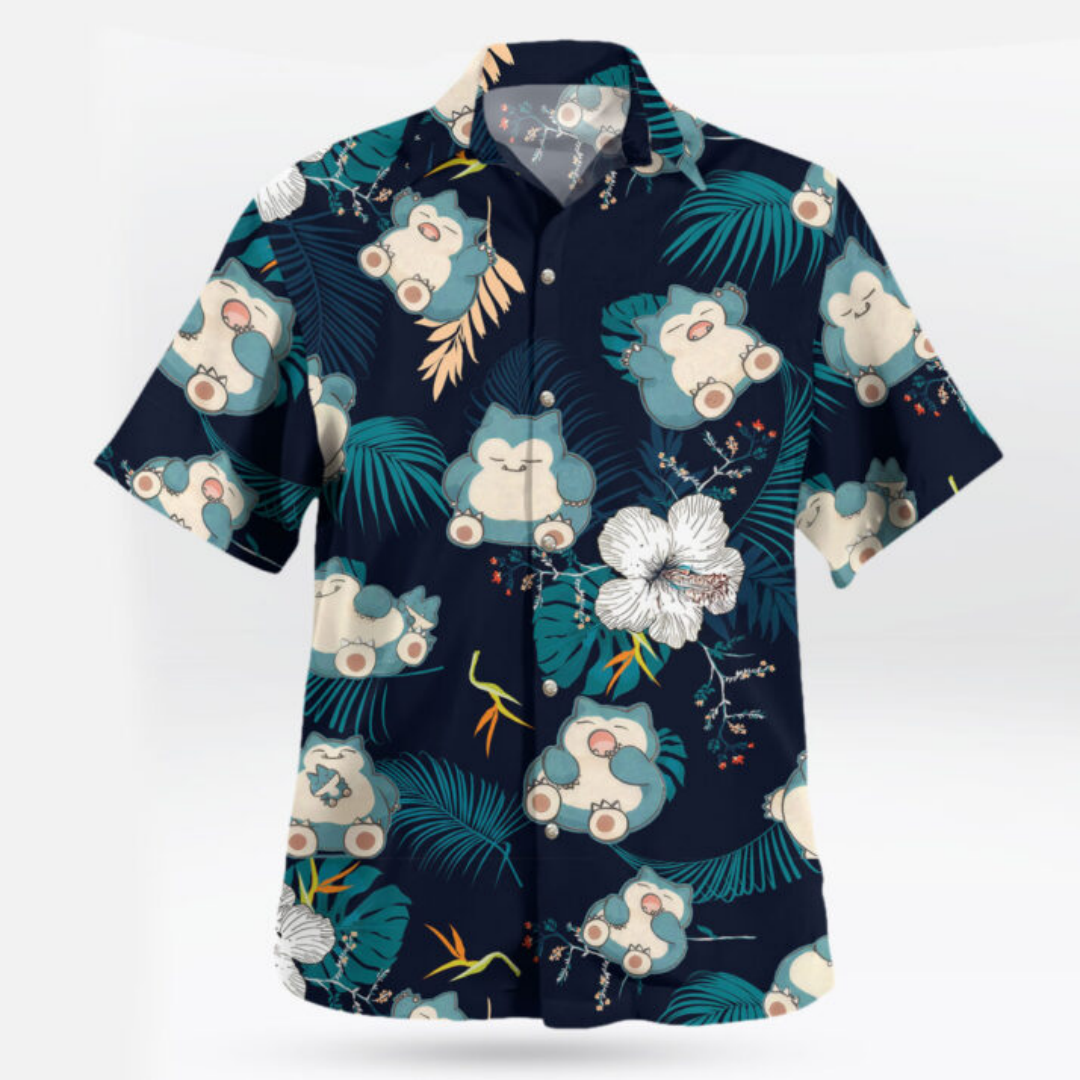 Snorlax Pokemon Hawaiian Shirt – обзор и цена Anime Cosplay Pokemon