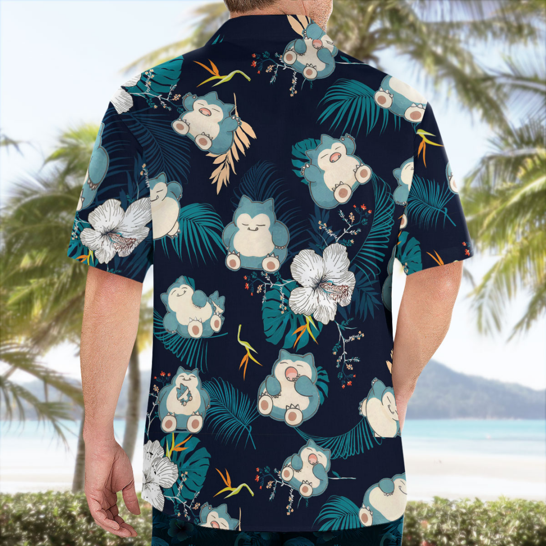 Snorlax Pokemon Hawaiian Shirt – обзор и цена Anime Cosplay Pokemon