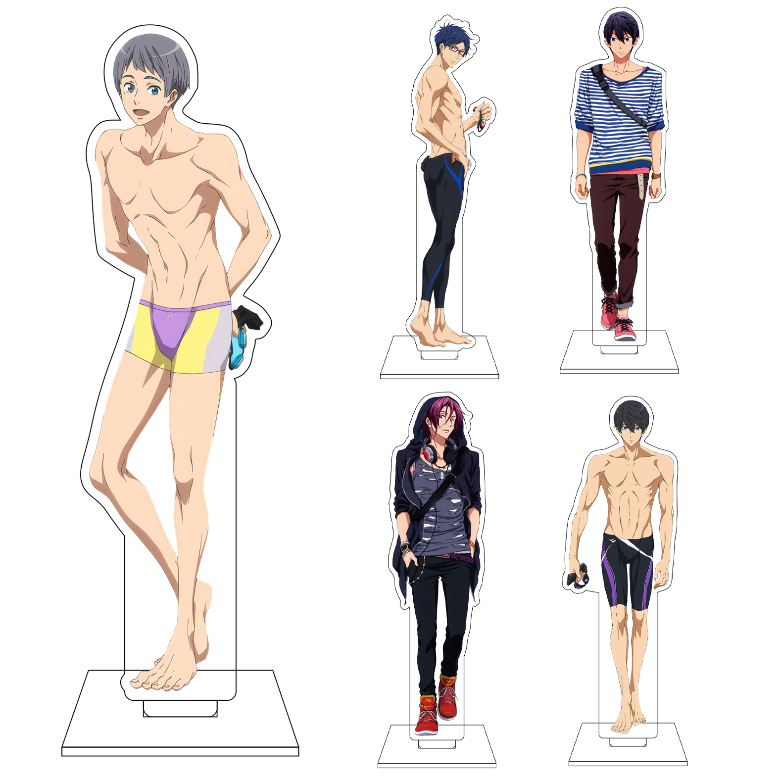 16CM Anime Free! Cosplay Acryl – обзор и цена Anime Cosplay Roleplay