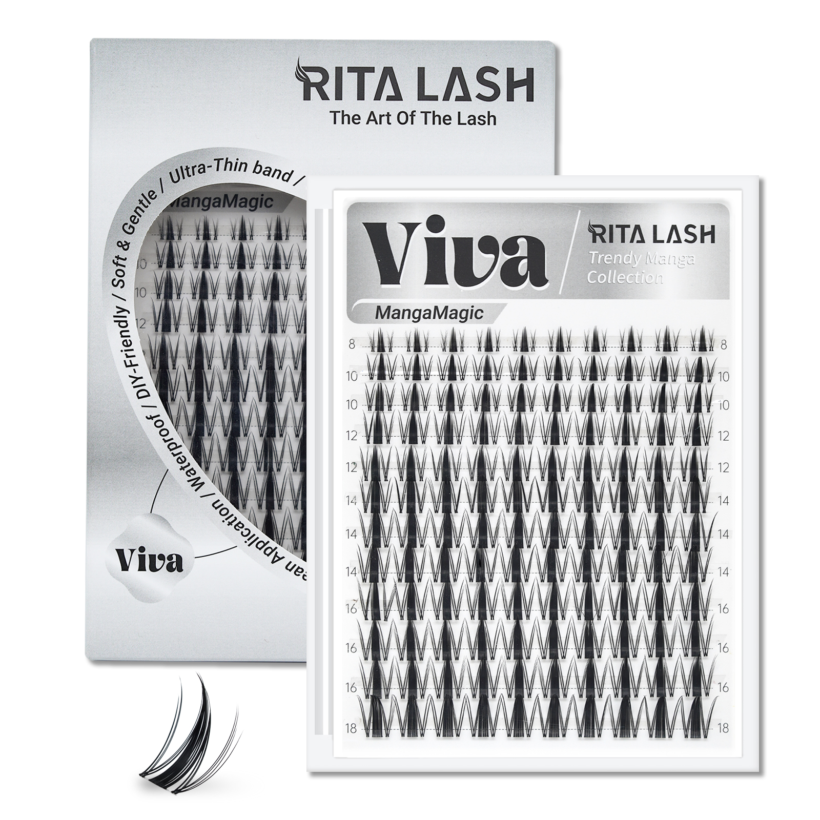 Viva | RITALASH 120pcs Manga M – обзор и цена Anime Cosplay Lashes