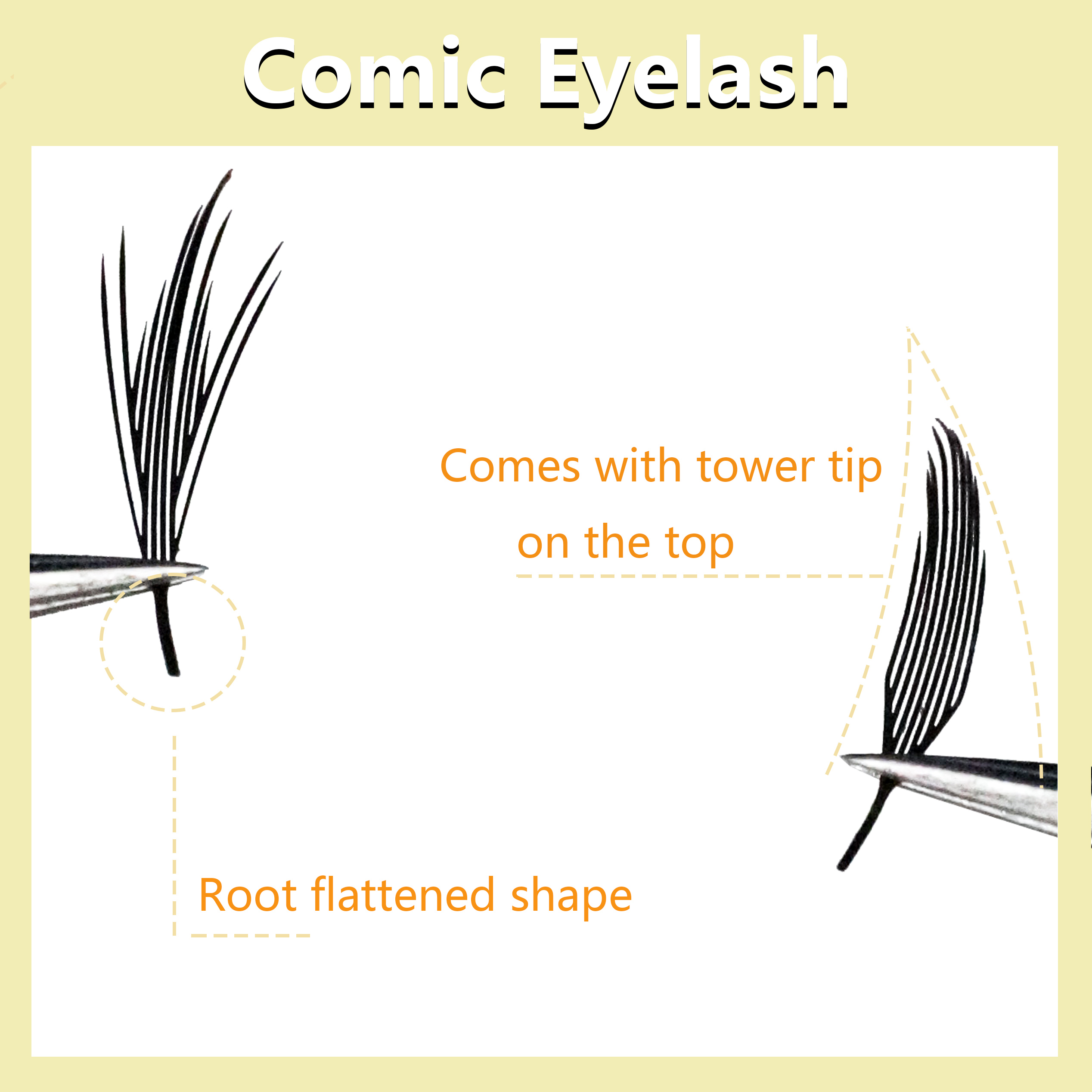 Comic Spire Eyelash Feather Sh – обзор и цена Anime Cosplay Lashes