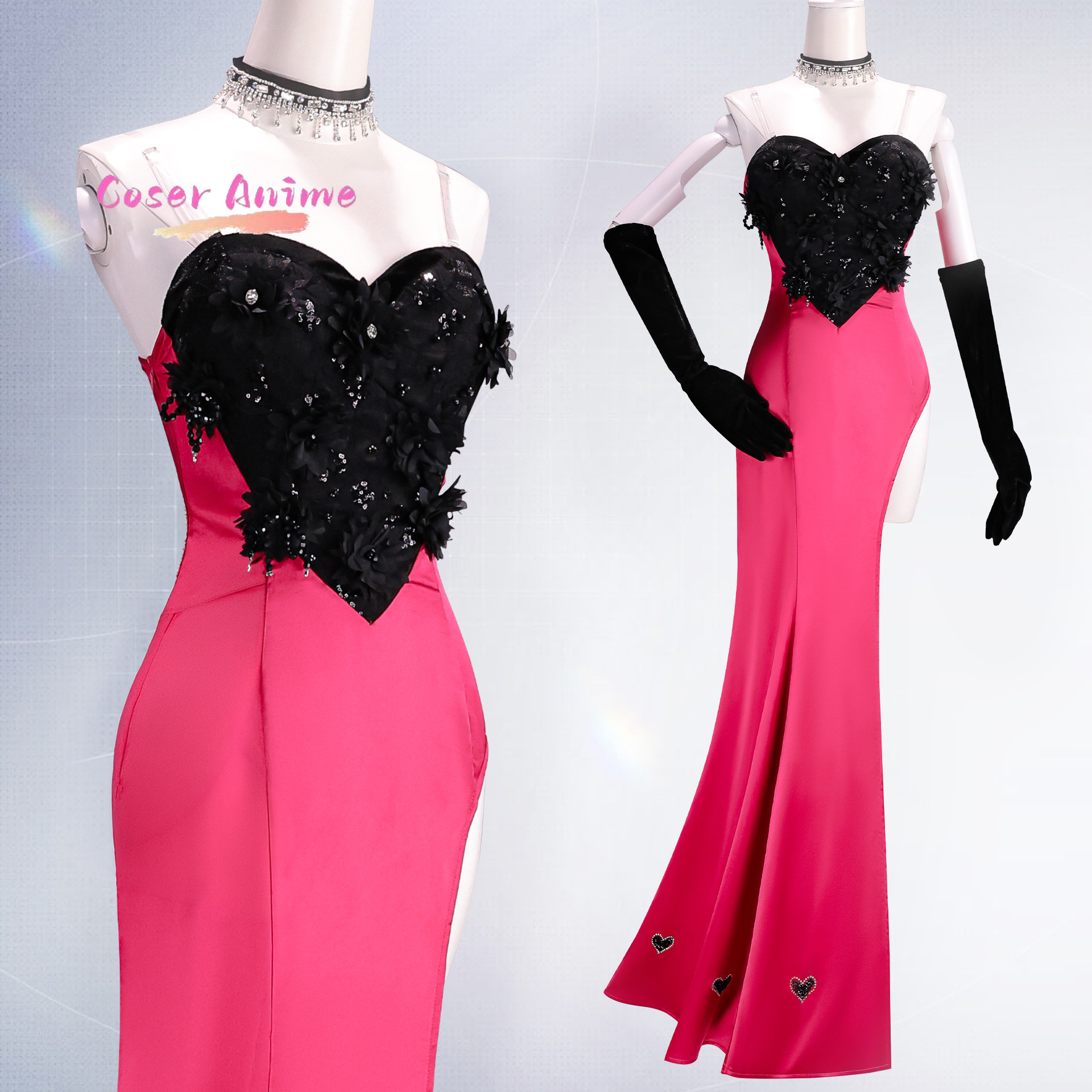Angel Dust Cosplay Costume Uni – обзор и цена Anime Cosplay Dresses