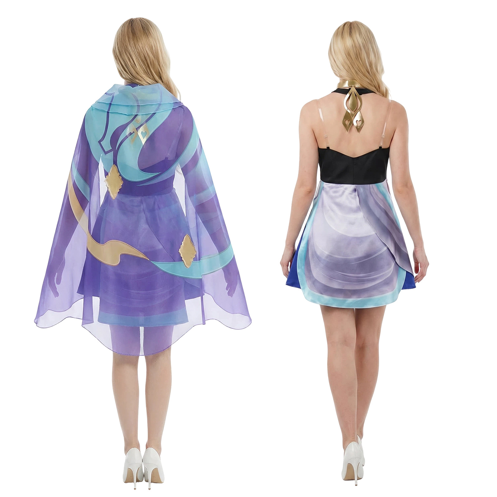 Dolia Dress with Headscarf Cos – обзор и цена Cosplay Anime Women