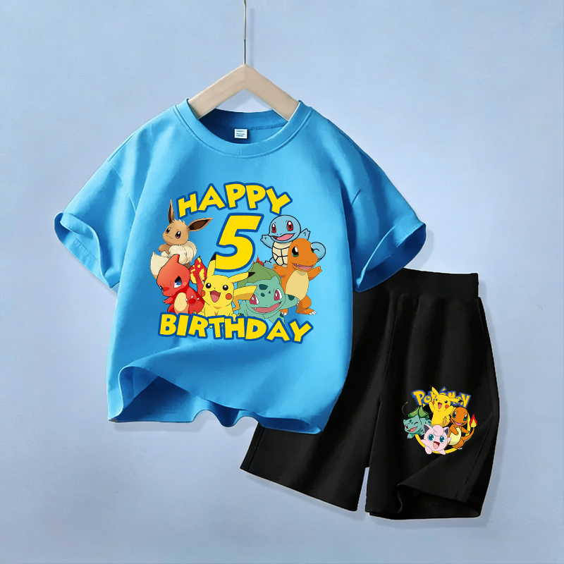 Cute Pikachu Birthday Kids Clo – обзор и цена Anime Cosplay Pokemon