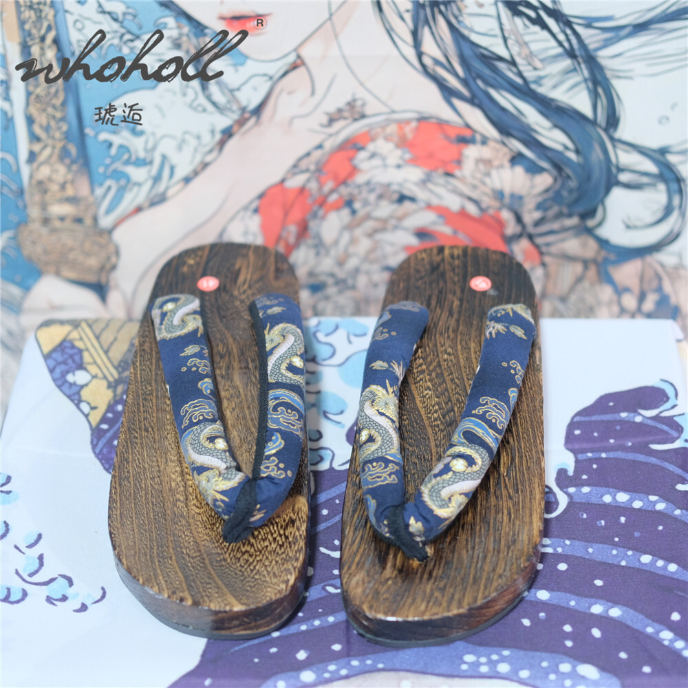 Man Wooden Clogs Slippers Wome – обзор и цена Anime Cosplay Thick