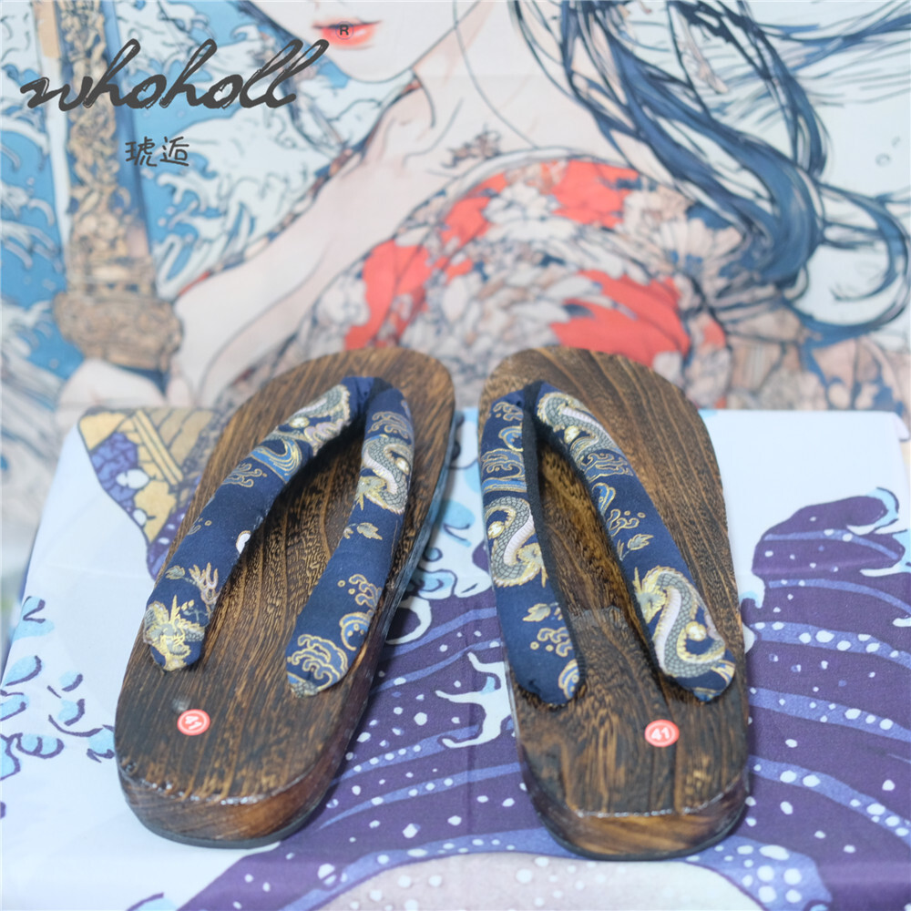 Man Wooden Clogs Slippers Wome – обзор и цена Anime Cosplay Thick