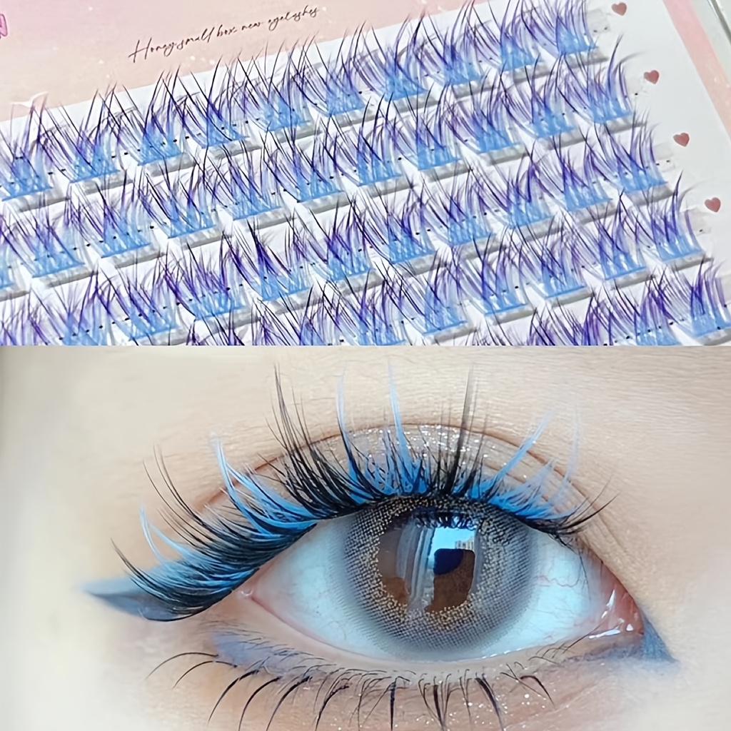 Mixiaohe Colorful Eyelashes 60 – обзор и цена Anime Cosplay Lashes