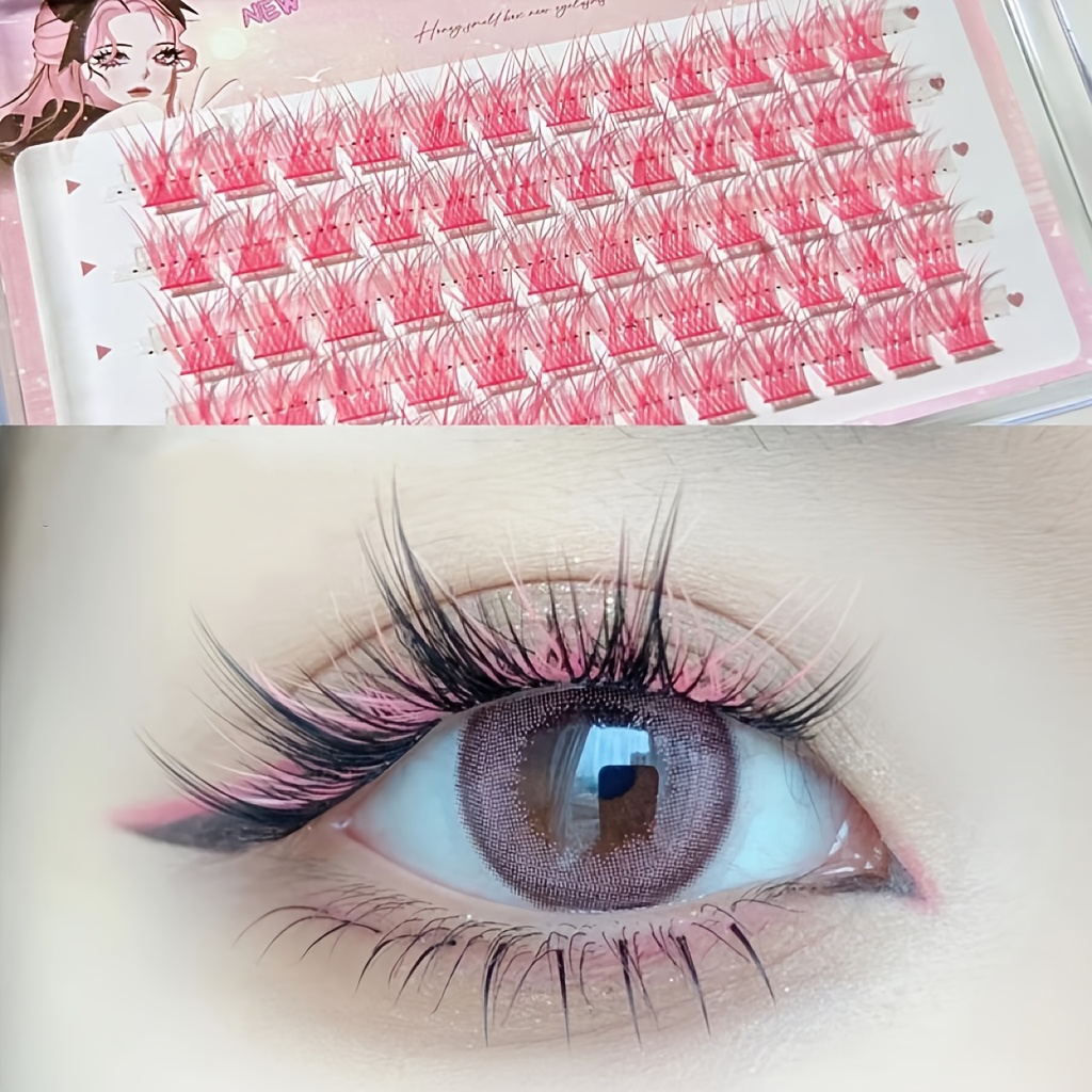 Mixiaohe Colorful Eyelashes 60 – обзор и цена Anime Cosplay Lashes