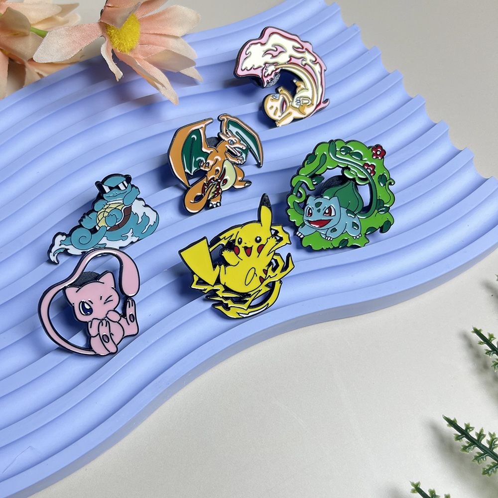 6pcs Anime Pins Set Pokemon En – обзор и цена Anime Cosplay Pokemon